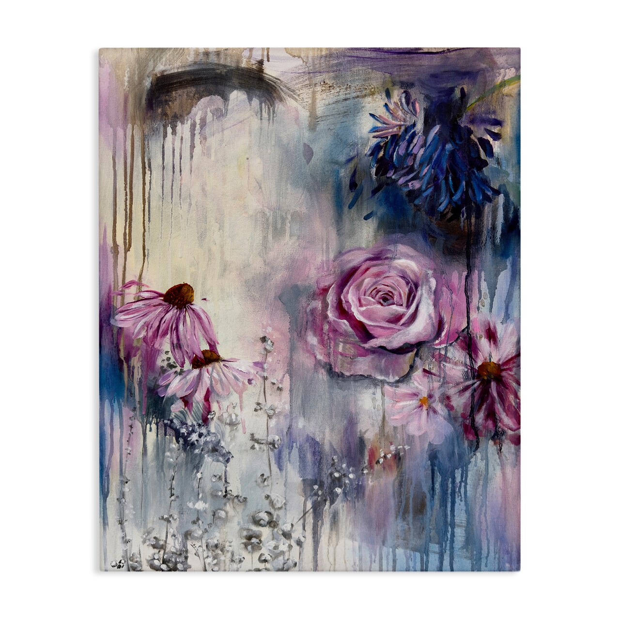 Stupell Industries Lavender Light Blossoms Canvas Wall Art Design by Linda McClure